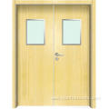 Hospital double wooden ancient doors wood door